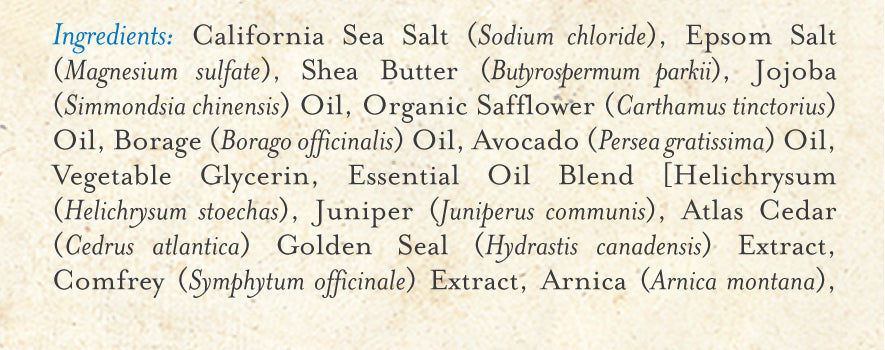 Sea Salt Scrub Juniper & Cedar