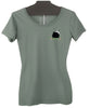 Soap Cauldron Women's Fine Scoop T-Shirt - Pine